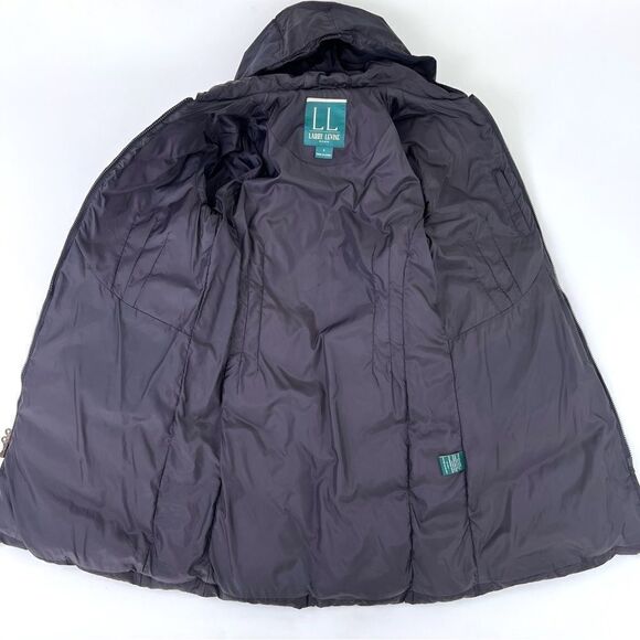 Larry Levine Quilted Puffer Down Long Coat Hooded Jacket - Picture 5 of 11